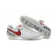 Scarpa Calcio Nuovi Nike Tiempo Legend VI FG Con Tacchetti Bianco Rosso