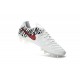 Scarpa Calcio Nuovi Nike Tiempo Legend VI FG Con Tacchetti Bianco Rosso