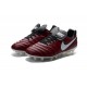 Scarpa Calcio Nuovi Nike Tiempo Legend VI FG Con Tacchetti Rosso Bianco