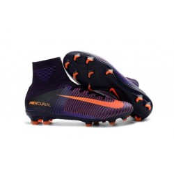 Nike Mercurial Superfly 5 FG Scarpa da Calcio Uomo Viola Arancio