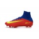 Nike Mercurial Superfly 5 FG Scarpa da Calcio Uomo Blu Rosso Giallo