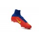 Nike Mercurial Superfly 5 FG Scarpa da Calcio Uomo Blu Rosso Giallo