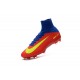 Nike Mercurial Superfly 5 FG Scarpa da Calcio Uomo Blu Rosso Giallo