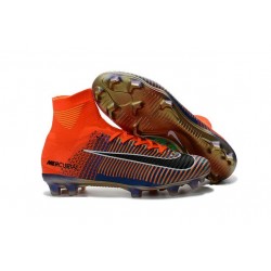 Nike Mercurial Superfly 5 FG Scarpa da Calcio Uomo Arancio Blu Nero