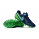 Scarpa Calcio Nuovi Nike Tiempo Legend VI FG Con Tacchetti Nero Verde