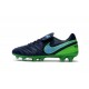 Scarpa Calcio Nuovi Nike Tiempo Legend VI FG Con Tacchetti Nero Verde