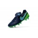 Scarpa Calcio Nuovi Nike Tiempo Legend VI FG Con Tacchetti Nero Verde