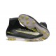 Scarpe Nuovo Nike Mercurial Superfly V FG ACC Nero Giallo