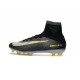 Scarpe Nuovo Nike Mercurial Superfly V FG ACC Nero Giallo