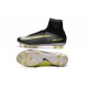 Scarpe Nuovo Nike Mercurial Superfly V FG ACC Nero Giallo