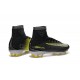 Scarpe Nuovo Nike Mercurial Superfly V FG ACC Nero Giallo