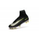 Scarpe Nuovo Nike Mercurial Superfly V FG ACC Nero Giallo