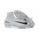 Scarpe Nuovo Nike Mercurial Superfly V FG ACC Bianco Nero