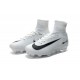 Scarpe Nuovo Nike Mercurial Superfly V FG ACC Bianco Nero