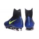 Scarpe da Calcio Nuovo Nike Magista Obra II FG ACC Blu Nero Giallo
