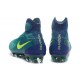 Scarpe da Calcio Nuovo Nike Magista Obra II FG ACC Verde Giallo