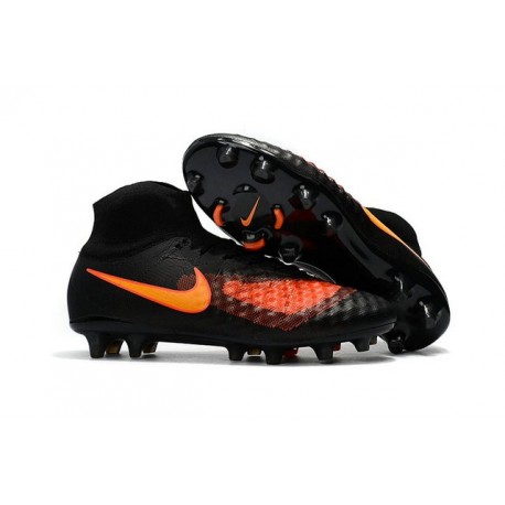 Nike Magista Obra 2 FG Scarpa da Calcio Uomo Nero Arancio