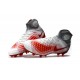 Nike Magista Obra II FG Scarpe da Calcio per terreni duri Bianco Rosso