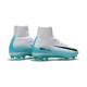 Nike Mercurial Superfly V FG Scarpa Calcio Bianco Blu Nero