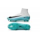 Nike Mercurial Superfly V FG Scarpa Calcio Bianco Blu Nero
