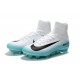 Nike Mercurial Superfly V FG Scarpa Calcio Bianco Blu Nero