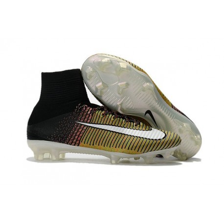 Nike Mercurial Superfly V FG Scarpa Calcio Giallo Bianco