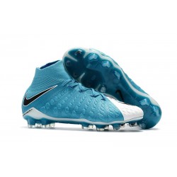 Nike Scarpe Calcio Hypervenom Phantom III DF FG Uomo -Blu Bianco