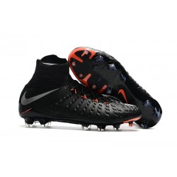 Nike Scarpe Calcio Hypervenom Phantom III DF FG Uomo - Nero Metallico
