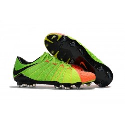 Scarpa da Calcio Nike Hypervenom Phantom III FG ACC Verde Nero Arancio