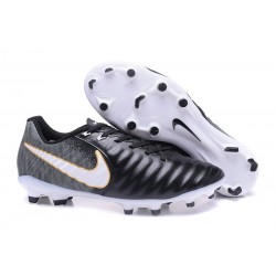 Scarpe Calcio 2017 Nike Tiempo Legend 7 FG Nero Bianco