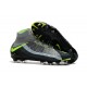 Nike Hypervenom Phantom III Dynamic Fit FG Scarpa da Calcio Air Max Nero Grigio Verde