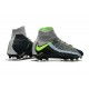 Nike Hypervenom Phantom III Dynamic Fit FG Scarpa da Calcio Air Max Nero Grigio Verde