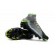Nike Hypervenom Phantom III Dynamic Fit FG Scarpa da Calcio Air Max Nero Grigio Verde