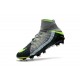 Nike Hypervenom Phantom III Dynamic Fit FG Scarpa da Calcio Air Max Nero Grigio Verde
