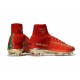 Nike Scarpe 2017 Mercurial Superfly V CR7 FG Uomo Rosso Oro