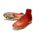 Nike Scarpe 2017 Mercurial Superfly V CR7 FG Uomo Rosso Oro
