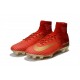 Nike Scarpe 2017 Mercurial Superfly V CR7 FG Uomo Rosso Oro