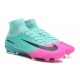 Nuovo Scarpa Calcio Nike Mercurial Superfly 5 FG ACC - Blu Rosa Nero