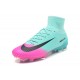 Nuovo Scarpa Calcio Nike Mercurial Superfly 5 FG ACC - Blu Rosa Nero
