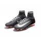 Nuovo Scarpa Calcio Nike Mercurial Superfly 5 FG ACC - Nero Bianco Grigio