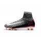 Nuovo Scarpa Calcio Nike Mercurial Superfly 5 FG ACC - Nero Bianco Grigio