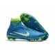 Nuovo Scarpa Calcio Neymar Nike Mercurial Superfly 5 FG ACC - Blu Verde