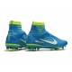 Nuovo Scarpa Calcio Neymar Nike Mercurial Superfly 5 FG ACC - Blu Verde