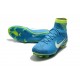 Nuovo Scarpa Calcio Neymar Nike Mercurial Superfly 5 FG ACC - Blu Verde