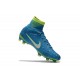 Nuovo Scarpa Calcio Neymar Nike Mercurial Superfly 5 FG ACC - Blu Verde