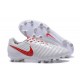 Scarpe Calcio 2017 Nike Tiempo Legend 7 FG Bianco Rosso