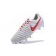 Scarpe Calcio 2017 Nike Tiempo Legend 7 FG Bianco Rosso