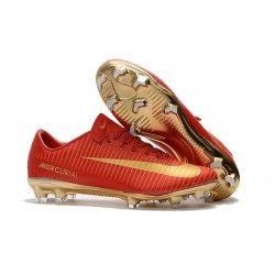 Nike Mercurial Vapor XI CR7 FG Scarpe Nuove 2017 - Rosso Oro