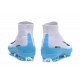 Nuovo Scarpa Calcio Nike Mercurial Superfly 5 FG ACC - Bianco Blu