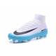 Nuovo Scarpa Calcio Nike Mercurial Superfly 5 FG ACC - Bianco Blu
